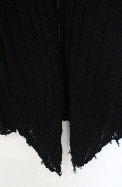 画像3: CIVARIZE / フリンジデズトロイジップアップニット 44 ブラック O-26-10-20-015-CI-ja-YM-OS (3)