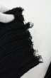画像3: CIVARIZE / アシンメトリーデストロイジップアップニット 46 ブラック O-26-10-20-016-CI-ja-YM-OS (3)