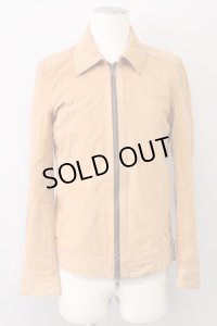【SALE】NO ID. / ジャケット.ラムヌバックレザーZIPブルゾン T-23-10-13-004-NO-ja-YM-ZT388