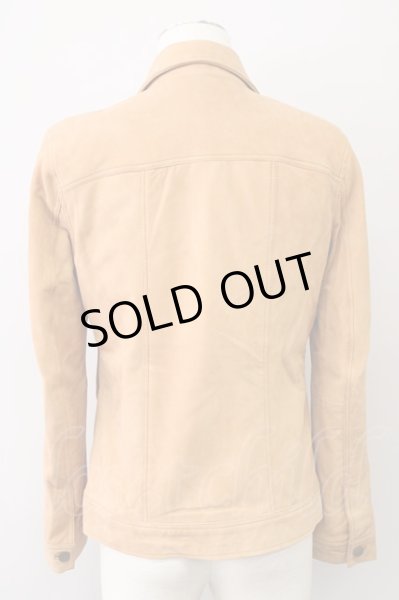 画像2: NO ID. / ジャケット.ラムヌバックレザーZIPブルゾン T-23-10-13-004-NO-ja-YM-ZT388 (2)