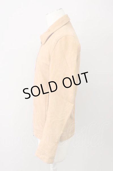 画像3: NO ID. / ジャケット.ラムヌバックレザーZIPブルゾン T-23-10-13-004-NO-ja-YM-ZT388 (3)