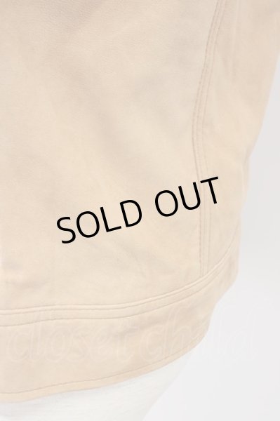 画像8: NO ID. / ジャケット.ラムヌバックレザーZIPブルゾン T-23-10-13-004-NO-ja-YM-ZT388 (8)