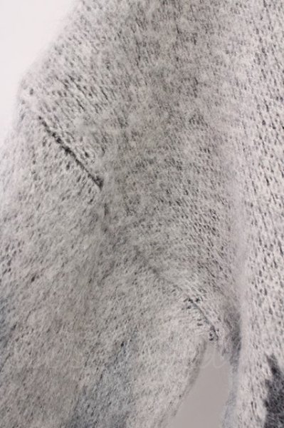 画像4: NO ID. BLACK / ニット.モヘアニットアーガイルＪＱ－ＢＩＧ－ＰＯ T-23-10-13-001-NO-to-YM-ZT195 (4)