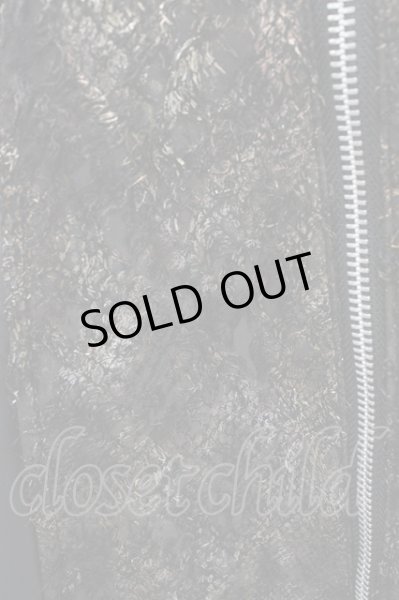 画像7: TORNADO MART / コート.ダイヤカットJQパイソン M ブラックｘゴールド T-23-10-31-005-TO-ja-YM-ZT-M104 (7)