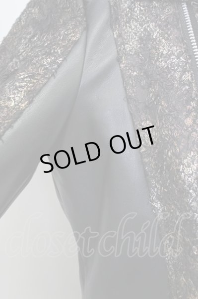 画像8: TORNADO MART / コート.ダイヤカットJQパイソン M ブラックｘゴールド T-23-10-31-005-TO-ja-YM-ZT-M104 (8)