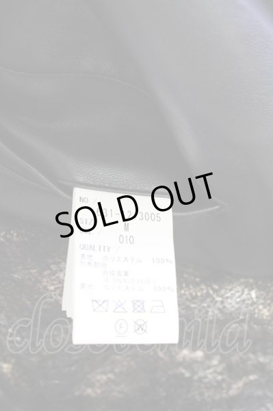 画像11: TORNADO MART / コート.ダイヤカットJQパイソン M ブラックｘゴールド T-23-10-31-005-TO-ja-YM-ZT-M104 (11)