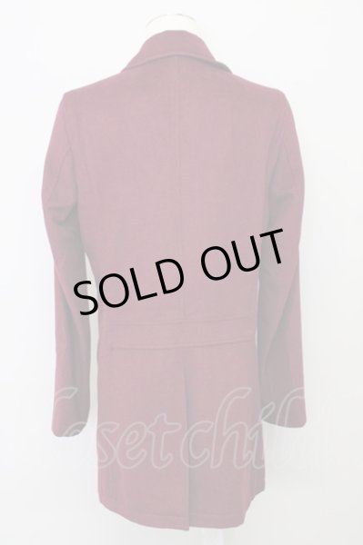 画像2: NO ID. / コート.WOOLハーフ 1 ワイン T-23-10-31-007-NO-ou-YM-ZT-M104 (2)