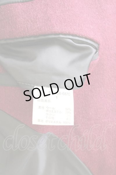 画像8: NO ID. / コート.WOOLハーフ 1 ワイン T-23-10-31-007-NO-ou-YM-ZT-M104 (8)