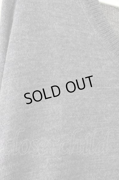 画像3: ripvanwinkle / ウールニットVネック 5 グレー T-23-11-30-028-ri-to-YM-ZT508 (3)