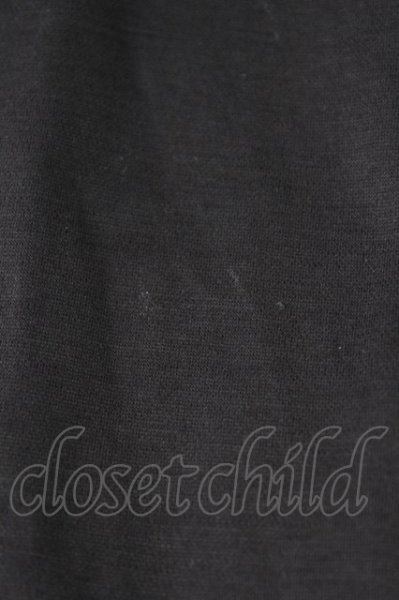 画像4: NO ID. / CパールヴァティシルケットスムースVネックTシャツ 1 ブラック T-23-11-30-035-NO-ts-YM-ZT082 (4)