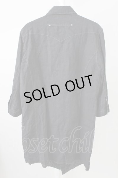 画像2: TORNADO MART / ウエスタンロング七分袖シャツ M ブラック T-23-11-30-036-TO-sh-YM-ZT508 (2)