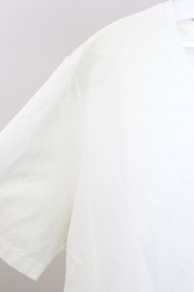画像3: NO ID. / CパールヴァティシルケットスムースVネックTシャツ 1 ホワイト T-23-11-30-004-NO-ts-YM-ZT169 (3)