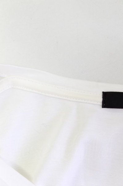 画像5: NO ID. / CパールヴァティシルケットスムースVネックTシャツ 1 ホワイト T-23-11-30-004-NO-ts-YM-ZT169 (5)