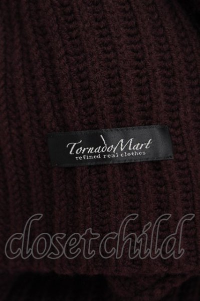 画像5: TORNADO MART / ボリュームリブスヌード  ボルドー T-23-11-30-044-TO-za-YM-ZT082 (5)
