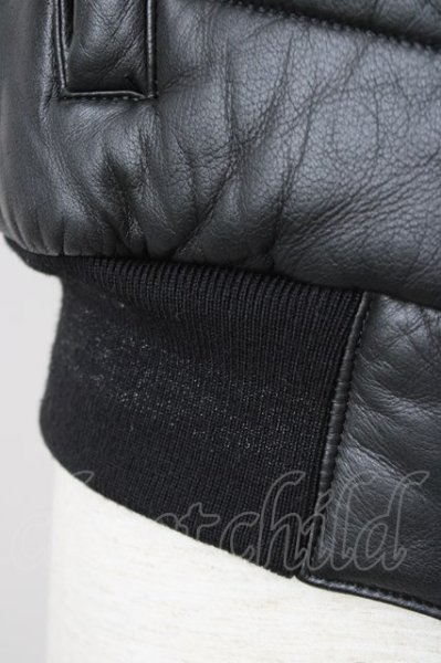 画像9: Roen / ディアスキンレザーベスト 44 ブラックｘホワイト T-23-11-30-1020-Ro-to-YM-ZT-ML027 (9)