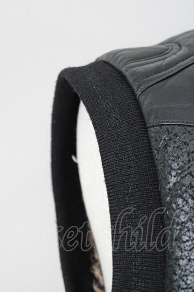 画像10: Roen / ディアスキンレザーベスト 44 ブラックｘホワイト T-23-11-30-1020-Ro-to-YM-ZT-ML027 (10)