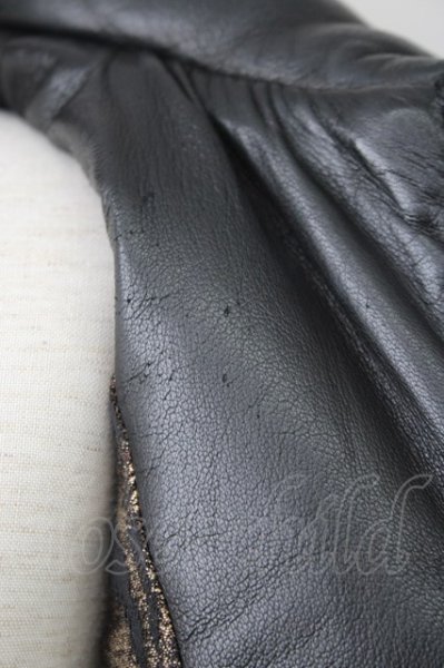 画像13: Roen / ディアスキンレザーベスト 44 ブラックｘホワイト T-23-11-30-1020-Ro-to-YM-ZT-ML027 (13)