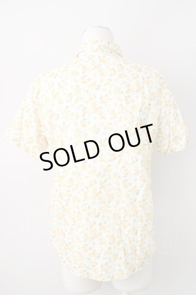 画像2: MILK BOY / 小花柄半袖シャツ  イエロー T-23-11-30-1003-MI-sh-YM-ZT495 (2)