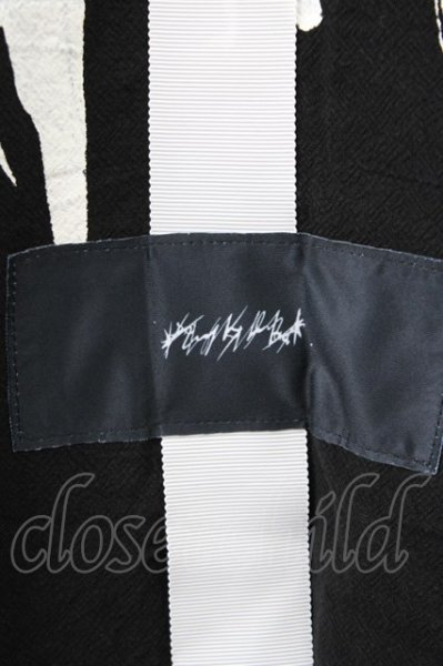 画像4: KMK(KINGLY MASK) / 【タグ付き】アレンジグログランテープコート  ブラック T-23-11-30-1021-KM-ja-YM-ZT-M007 (4)