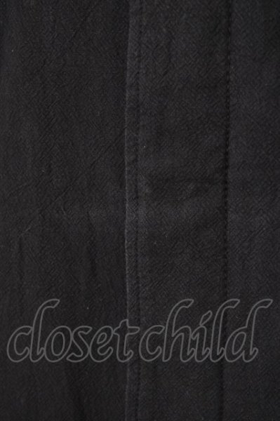 画像5: KMK(KINGLY MASK) / 【タグ付き】アレンジグログランテープコート  ブラック T-23-11-30-1021-KM-ja-YM-ZT-M007 (5)