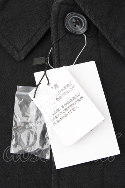 画像8: KMK(KINGLY MASK) / 【タグ付き】アレンジグログランテープコート  ブラック T-23-11-30-1021-KM-ja-YM-ZT-M007 (8)