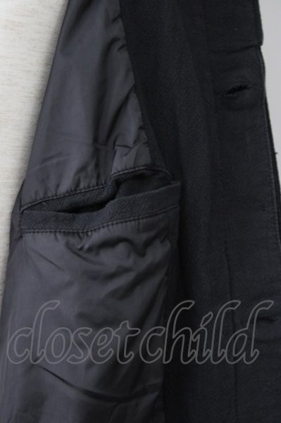 画像9: KMK(KINGLY MASK) / 【タグ付き】アレンジグログランテープコート  ブラック T-23-11-30-1021-KM-ja-YM-ZT-M007 (9)