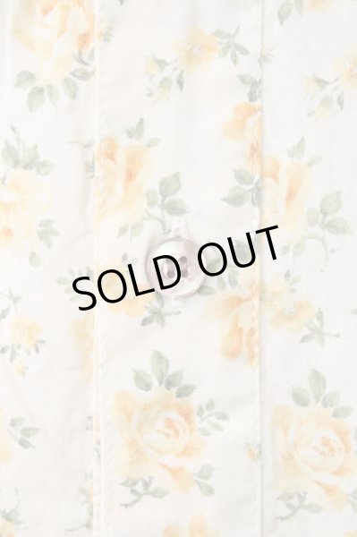 画像4: MILK BOY / 小花柄半袖シャツ  イエロー T-23-11-30-1003-MI-sh-YM-ZT495 (4)