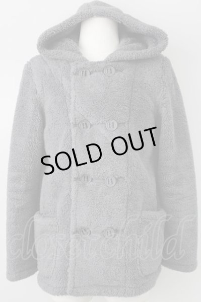 画像1: MILK BOY / ダブルボタンボアジャケット  グレー T-23-11-30-1024-MI-ja-YM-ZT-M007 (1)