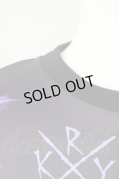 画像3: KRY clothing / スカルローズ Tシャツ  ブラック T-23-11-30-1009-KR-ts-YM-ZT493 (3)