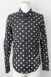 画像1: MILK BOY / COTTON DOT　シャツ  ブラック T-23-11-30-1010-MI-sh-YM-ZT493 (1)