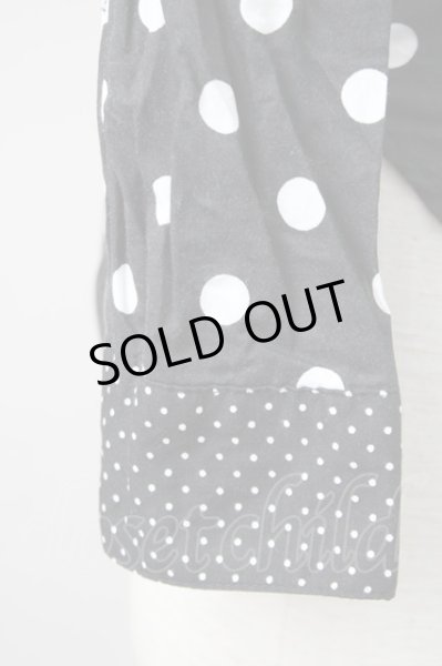 画像4: MILK BOY / COTTON DOT　シャツ  ブラック T-23-11-30-1010-MI-sh-YM-ZT493 (4)