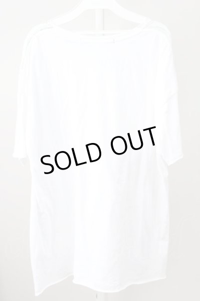 画像2: NO ID. BLACK / beach転写プリントTシャツ ONE ホワイト T-23-11-30-006-NO-ts-YM-ZT512 (2)