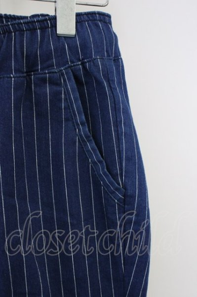 画像3: Moonage Devilment(清春) / ストレッチイージーストライプパンツ S ブルー T-23-12-12-015-Mo-pa-YM-ZT376 (3)