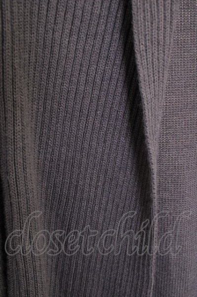 画像3: Moonage Devilment(清春) / ショールカラーニットガウン 44 ダークブラウン T-23-12-12-001-Mo-to-YM-ZT376 (3)