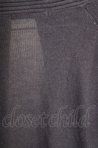 画像6: Moonage Devilment(清春) / ショールカラーニットガウン 44 ダークブラウン T-23-12-12-001-Mo-to-YM-ZT376 (6)