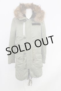 Moonage Devilment(清春) / ウールナイロンモッズコート 46 ブラック O