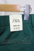 画像6: ZARA / 【タグ付き】カラーワイドスラックスパンツ EU 42 グリーン T-23-12-19-026-ZA-pa-YM-ZT315