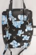 画像3: TRAVAS TOKYO / 2WAYクマ総柄バックパック’22SS/  ブラック T-23-12-19-037-TR-ba-YM-ZT-MK001 (3)