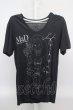 画像1: Moonage Devilment(清春) / print Tシャツ 44 ブラック T-23-12-19-006-Mo-ts-YM-ZT313 (1)