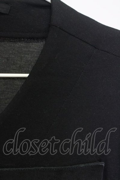 画像3: JULIUS / パッチLgCT カットソー 1 ブラック T-23-12-19-011-JU-to-YM-ZT314 (3)