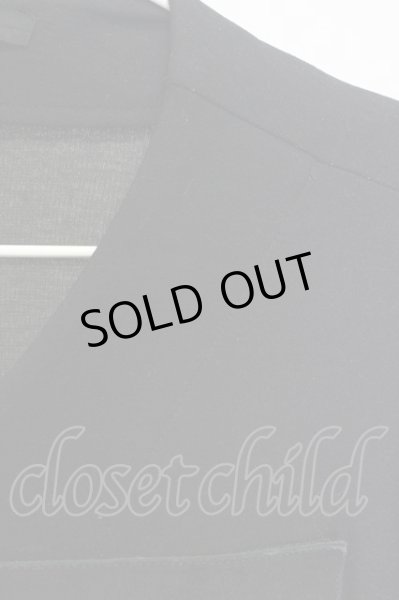 画像3: JULIUS / パッチLgCT カットソー 1 ブラック T-23-12-19-011-JU-to-YM-ZT314 (3)