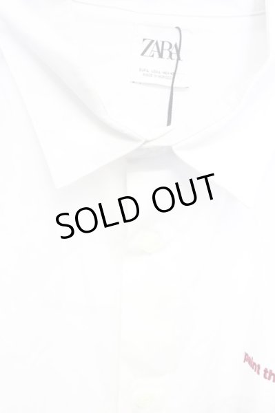 画像3: ZARA / 【タグ付き】paint the silence BIGシャツ EU L パターン T-23-12-19-012-ZA-sh-YM-ZT314 (3)