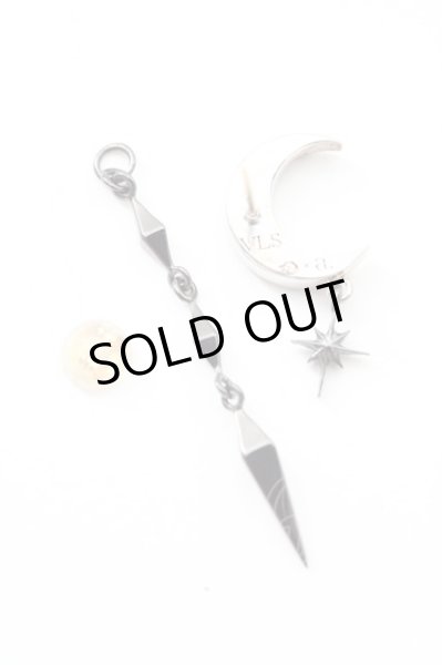 画像4: Velvet Lounge / アリス九號×Velvet Lounge　銀の月ピアス  シルバー T-23-12-31-020-Ve-ac-YM-ZT471 (4)