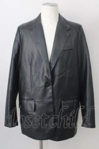 【WINTERセール】ZARA / PUピークドラペルミディブレザージャケット EU M ブラック T-23-12-31-004-ZA-ja-YM-ZT-ML004