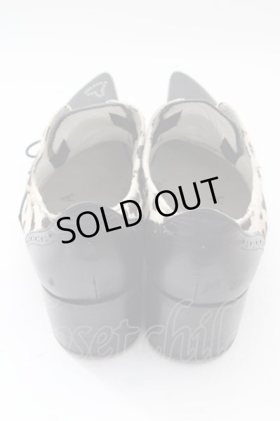 画像3: Hiromu Takahara / バターナイフシューズ 41 ブラックｘパターン T-23-12-31-030-Hi-sho-YM-ZT-S006 (3)