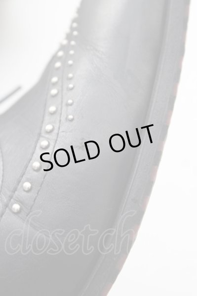 画像6: Hiromu Takahara / バターナイフシューズ 41 ブラックｘパターン T-23-12-31-030-Hi-sho-YM-ZT-S006 (6)