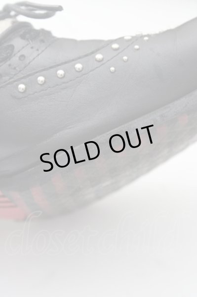 画像8: Hiromu Takahara / バターナイフシューズ 41 ブラックｘパターン T-23-12-31-030-Hi-sho-YM-ZT-S006 (8)