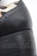 画像11: Hiromu Takahara / バターナイフシューズ 41 ブラックｘパターン T-23-12-31-030-Hi-sho-YM-ZT-S006 (11)