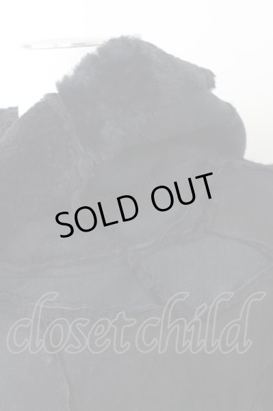 画像3: 14th Addiction / MOUTON COAT 2 ブラック T-23-12-31-008-14-ou-YM-ZT-M002 (3)