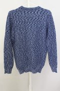 【WINTERセール】GOSTAR DE FUGA / ニット.リンクス柄 44 ブルー T-24-01-05-001-GO-to-YM-ZT307